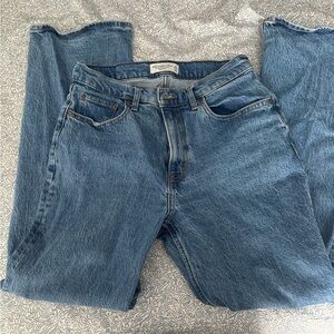 Abercrombie & Fitch High Rise Blue Jeans